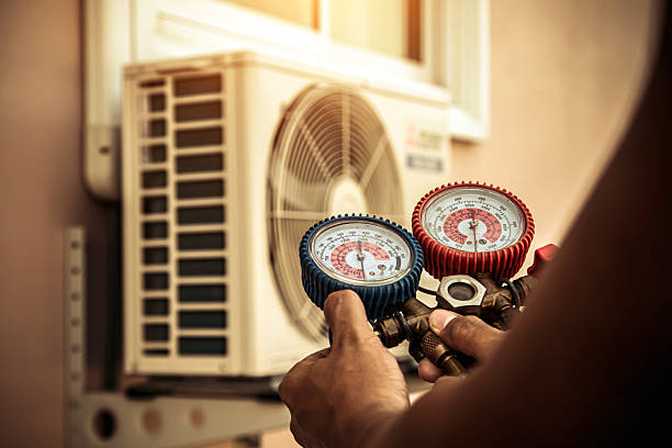 Professional Hvac Maintenance technician working in Wheeler, TX